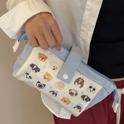 Estuche escolar con estampado de perro japonés – Gran capacidad