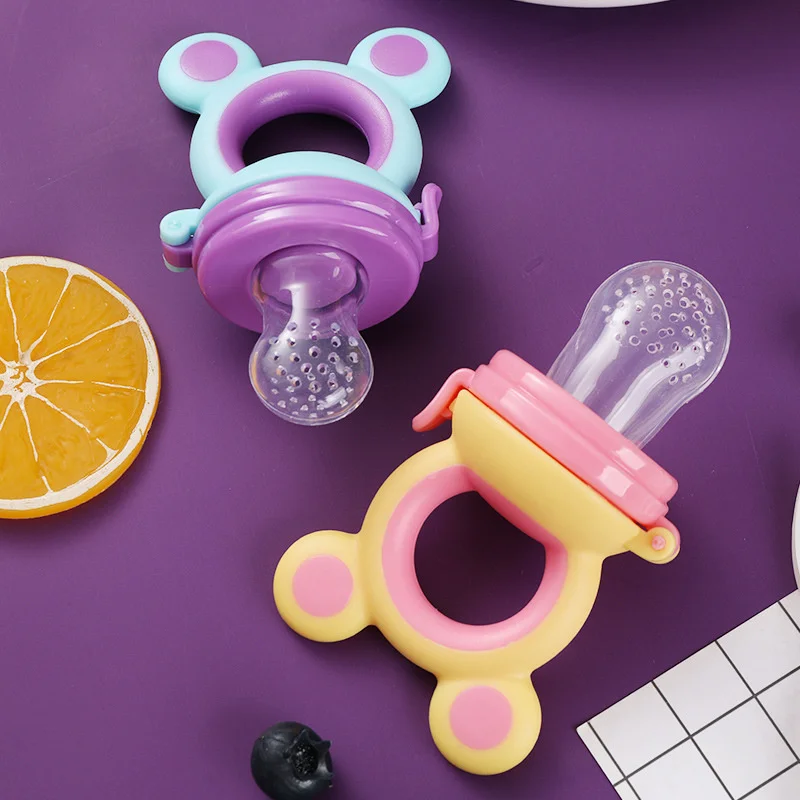 Set mordedor y alimentador de fruta para bebés sin BPA - imagen 4