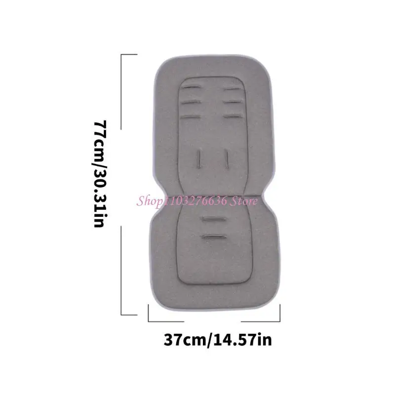 Almohadilla transpirable de algodón para cochecito – Lavable a máquina - imagen 4