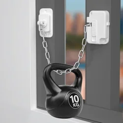 Bloqueador ventana seguridad infantil UPVC madera sin perforación