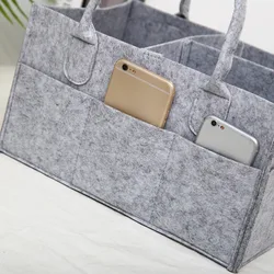PANGDUBE Bolsa cambiador de pañales para bebé – Organizador fieltro