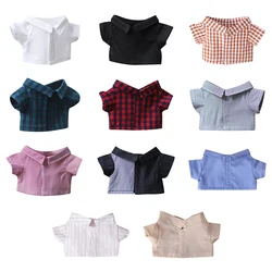 Camisa de algodón a rayas para muñeca infantil