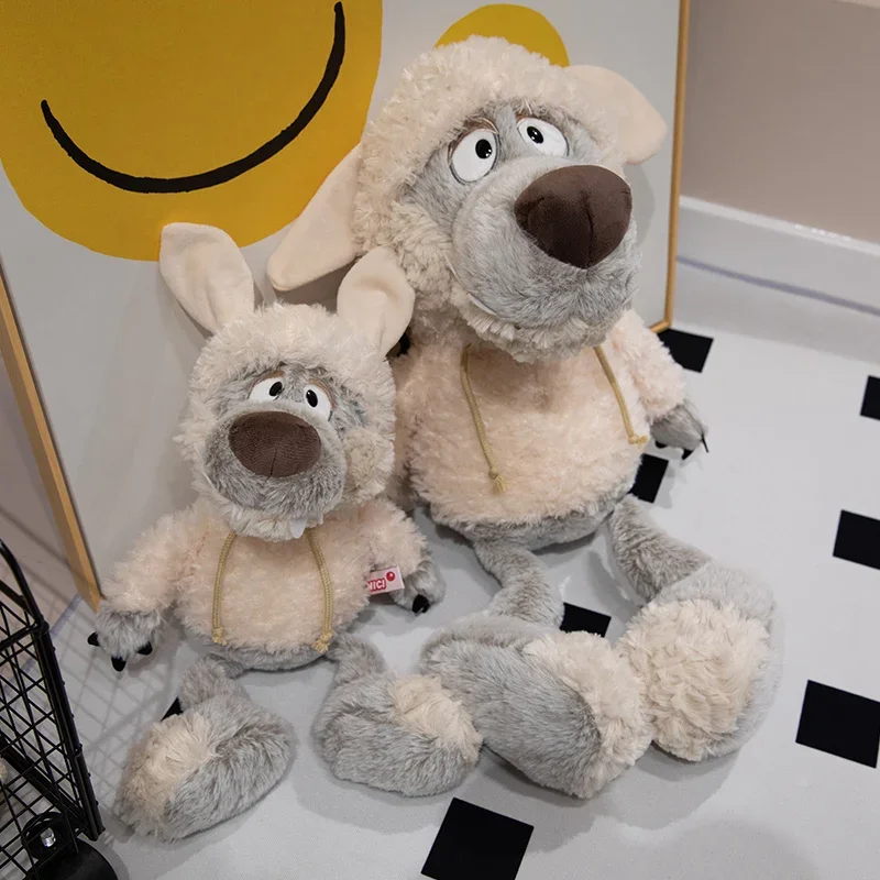 Peluche lobo disfrazado de oveja – Almohada suave infantil - imagen 5
