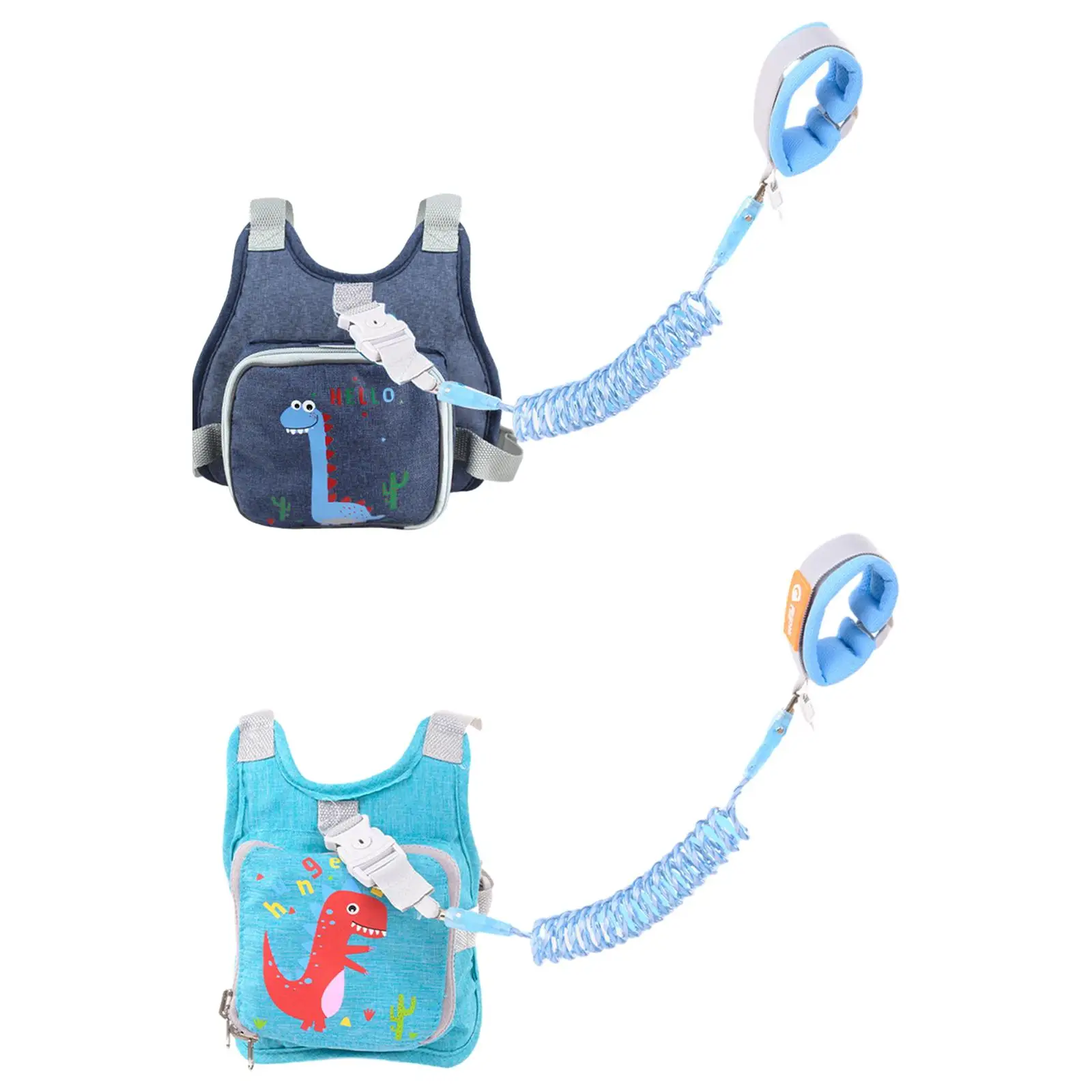 Safe Wrist Link for Toddlers Retractable Soft Leash Strap Spring Rope Toddlers Harness Leash for Outdoor Boys Girls Babies Kids