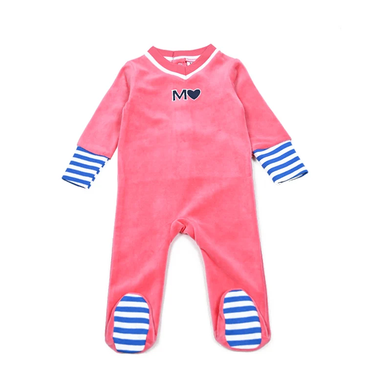 Pink baby romper