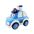 blue police car