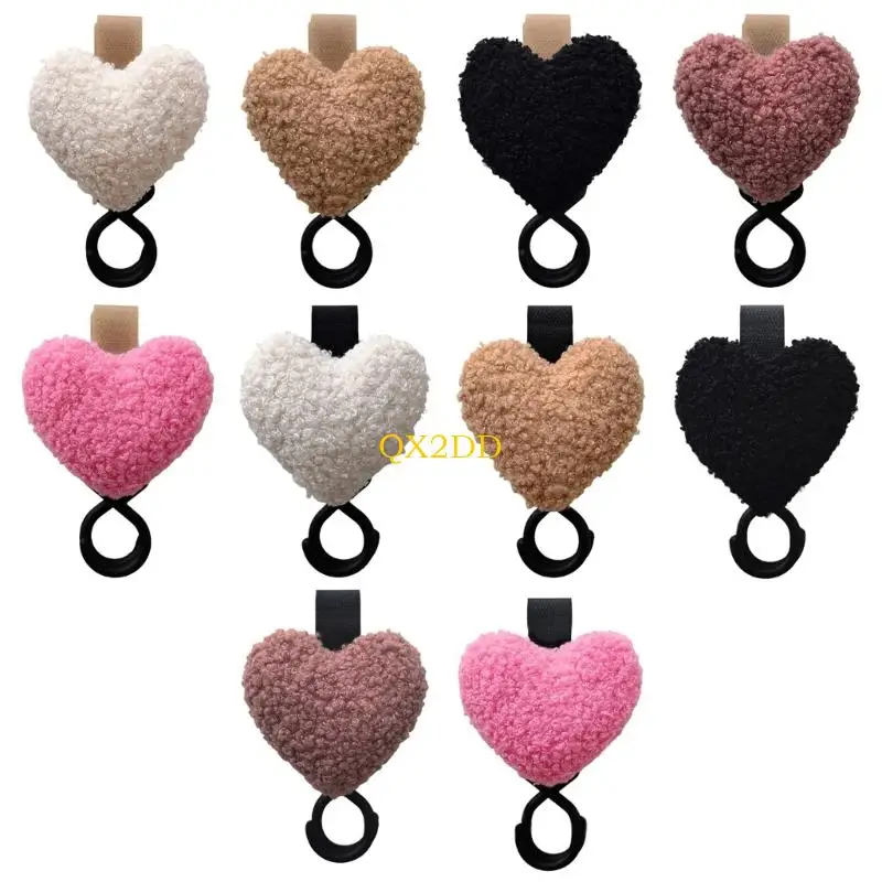 Gancho organizador de lujo para cochecito con diseño corazón