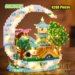 Bloques de construcción LED para niños con juego creativo iluminado