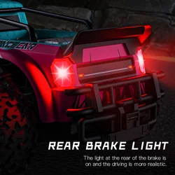 Coche RC KF23 todoterreno de carreras con control remoto LED moderno