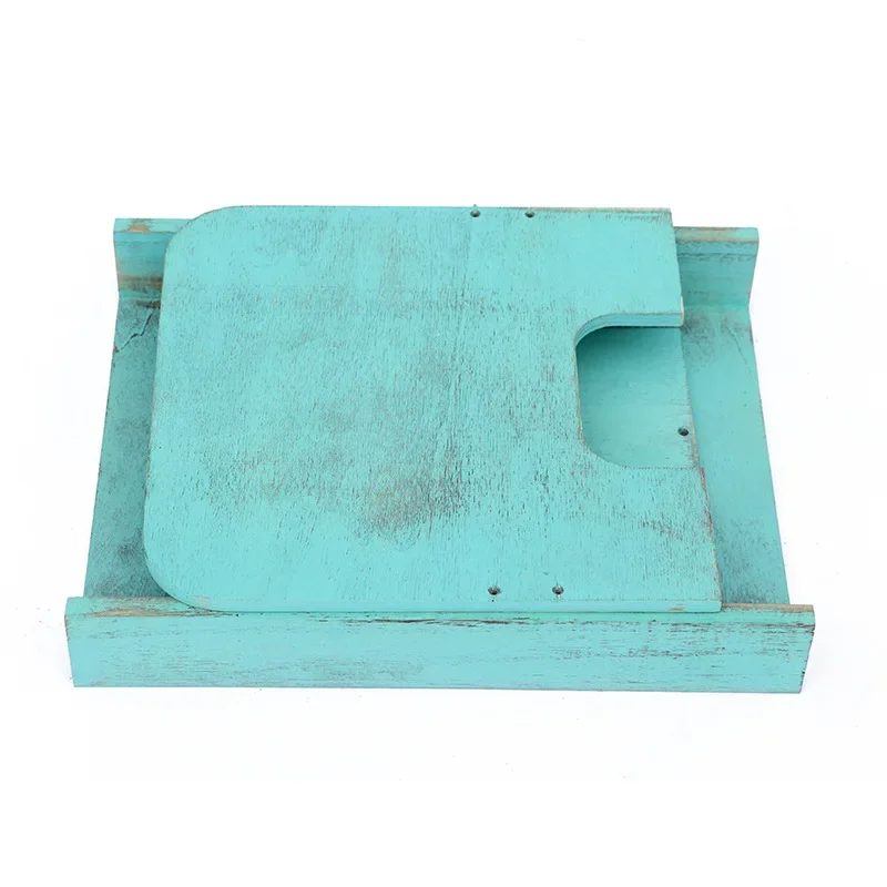 Cama Vintage desmontable madera para fotos bebé recién nacido - imagen 2