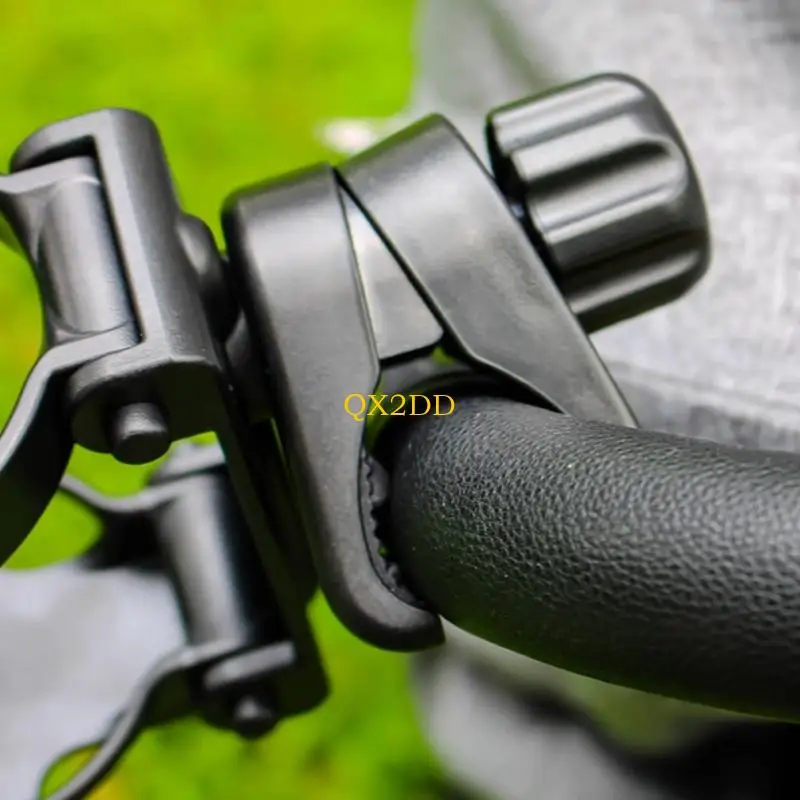 Portuito botella bebida plegable QX2D para cochecitos bicicletas fácil instalación agua giratoria tiburón - imagen 4