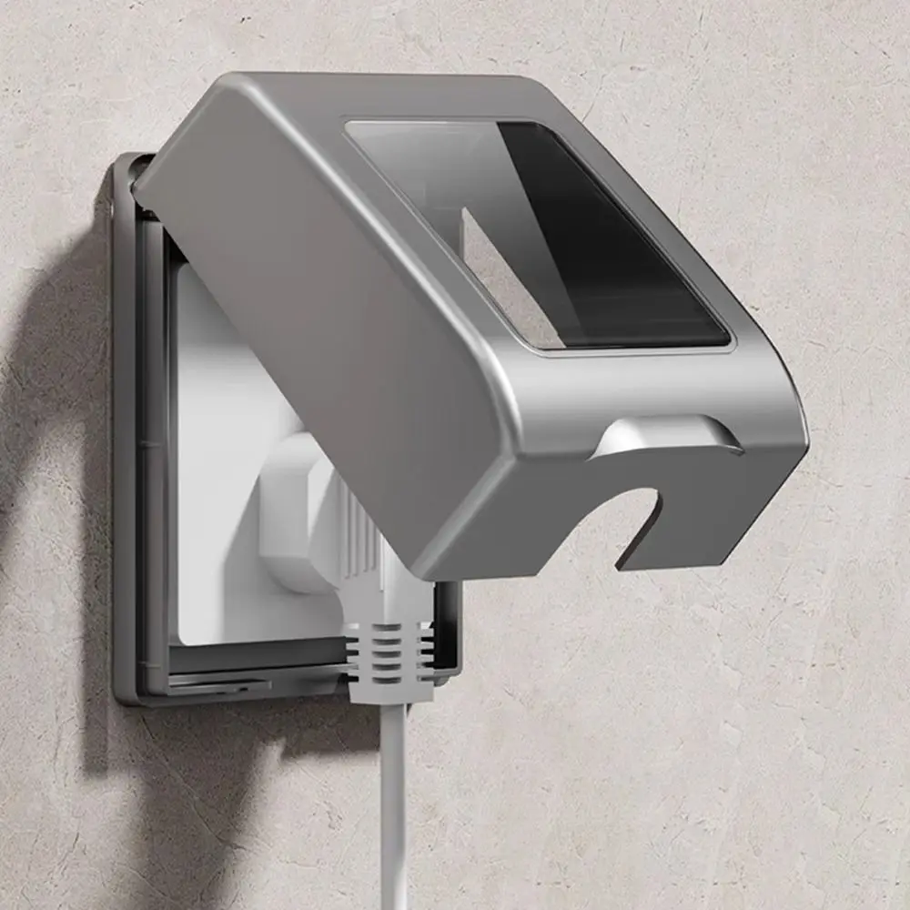 Cubierta protectora de interruptor tipo 86, Protector de enchufe autoadhesivo transparente, cubierta impermeable para interruptor a prueba de salpicaduras - imagen 5