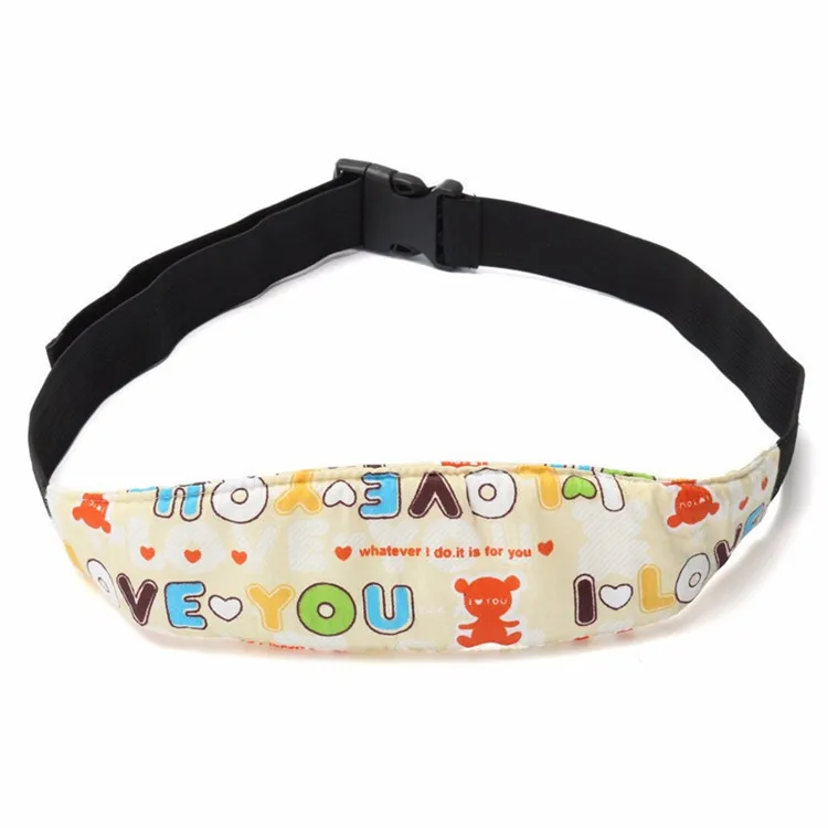 Asiento de coche infantil, almohada de soporte para la cabeza para seguridad del bebé, sujeción de cinturón, posicionador de sueño ajustable, cojín para asiento de bebé - imagen 2