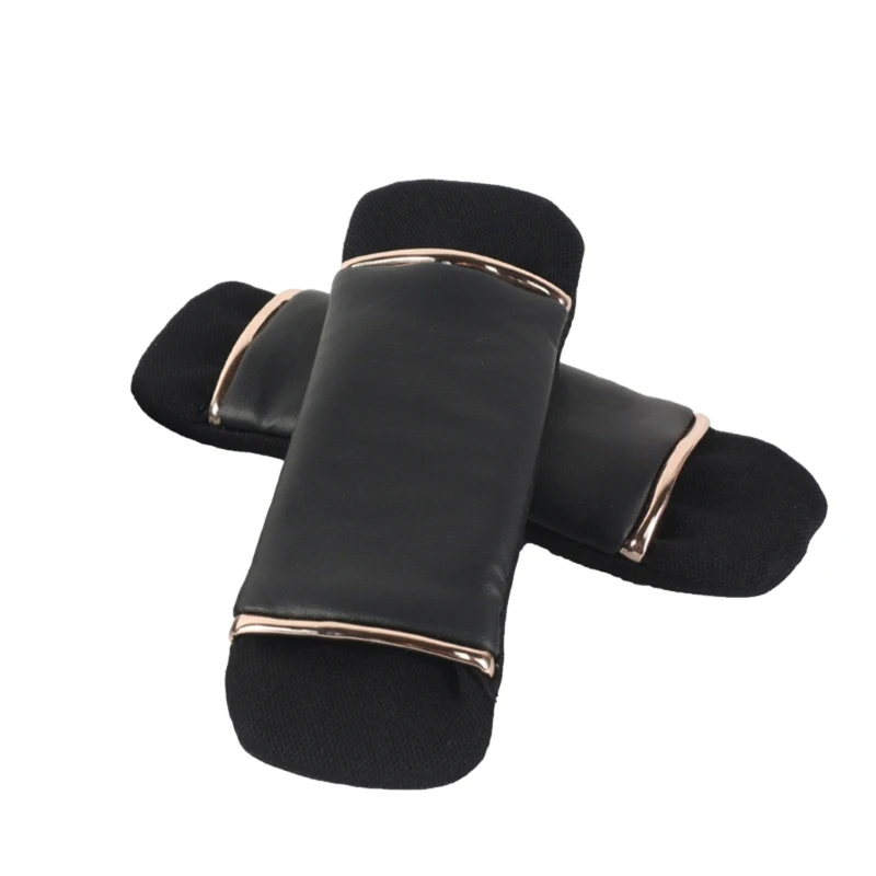 black shoulder pads
