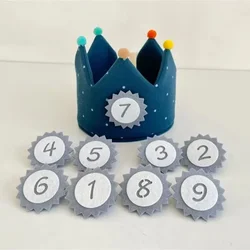 Corona de algodón para fotos infantiles – Sombrero bebé fiesta