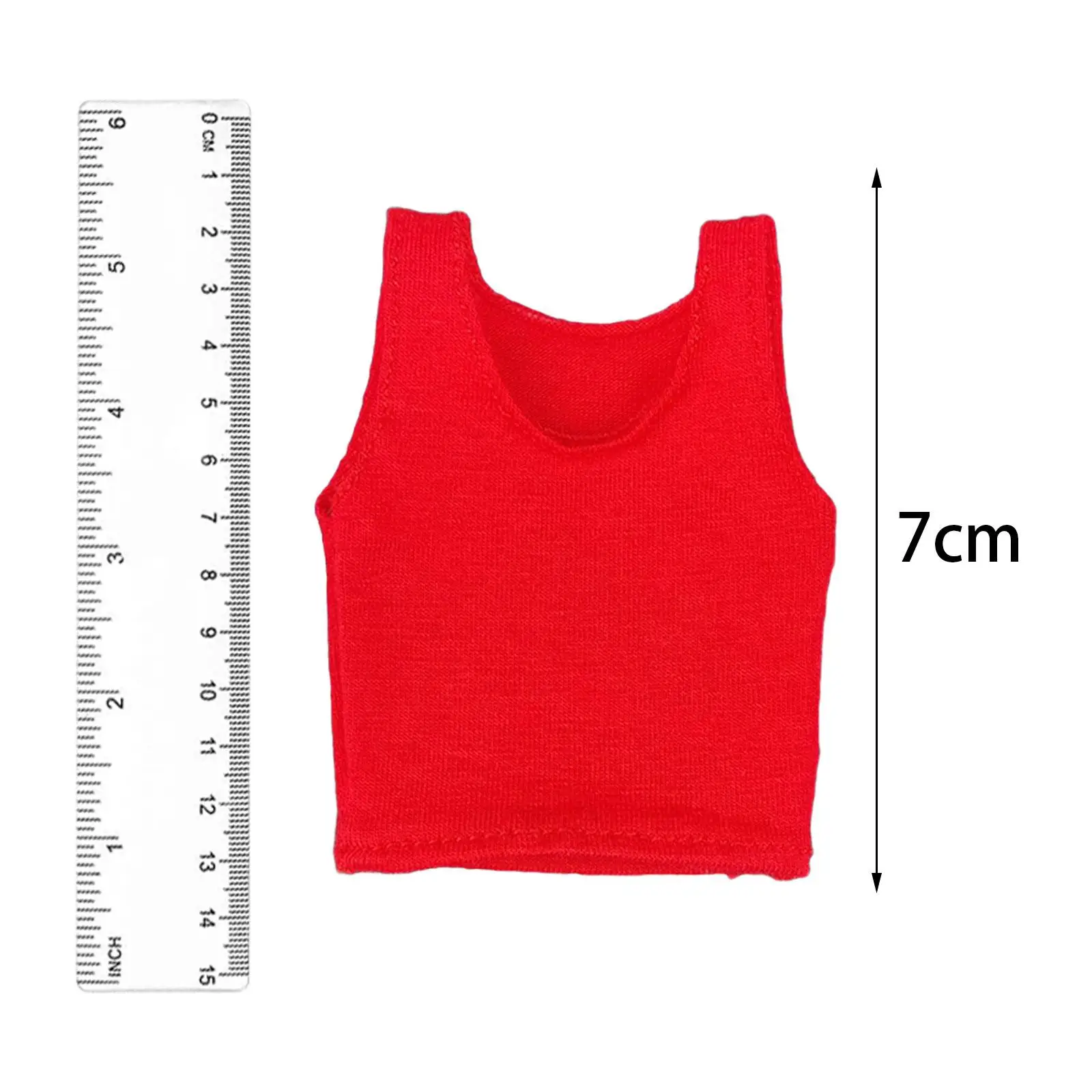 Fashion 1/12 Vest Handmade Doll Clothes Miniature Clothing Costume for 6in Action Figures Doll Model Dress up Accessories Fashion 1/12 Vest Handmade Doll Clothes Miniature Clothing Costume for 6in Action Figures Doll Model Dress up Accessories