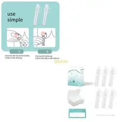 Kit 6 tubos almacenamiento calostro - Recipiente recolección leche materna