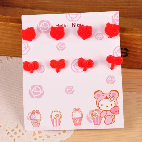 HelloKitty 8PCS Red