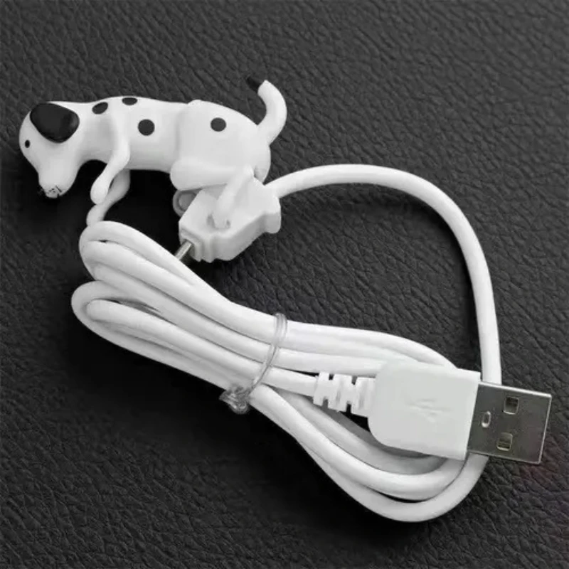 Juguete divertido perro jorobando Cable de cargador rápido línea de carga lindo teléfono Cable de fecha de alimentación de carga rápida para adultos 18+ - imagen 2