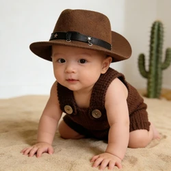 XXFE Disfraz infantil con sombrero de lana suave