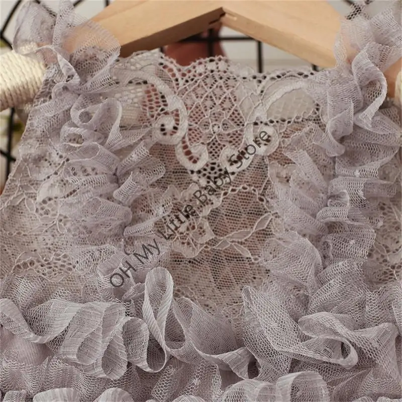 M76C Baby Girl Photo Clothing Sumente sin mangas Sumpers Dirma recién nacido. - imagen 2