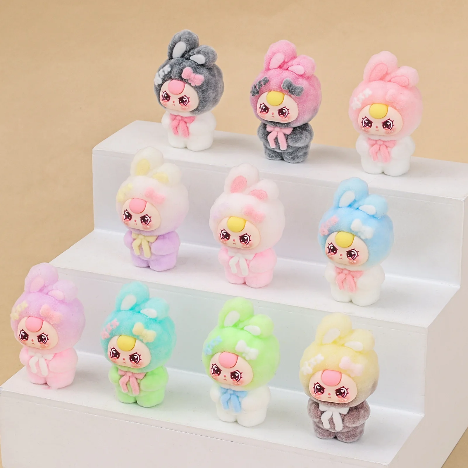 10 unids/set bebé tres figuras de juguete Mini estatuilla de gato decoración de escritorio modelo adornos juguetes niños niñas regalos de navidad - imagen 3