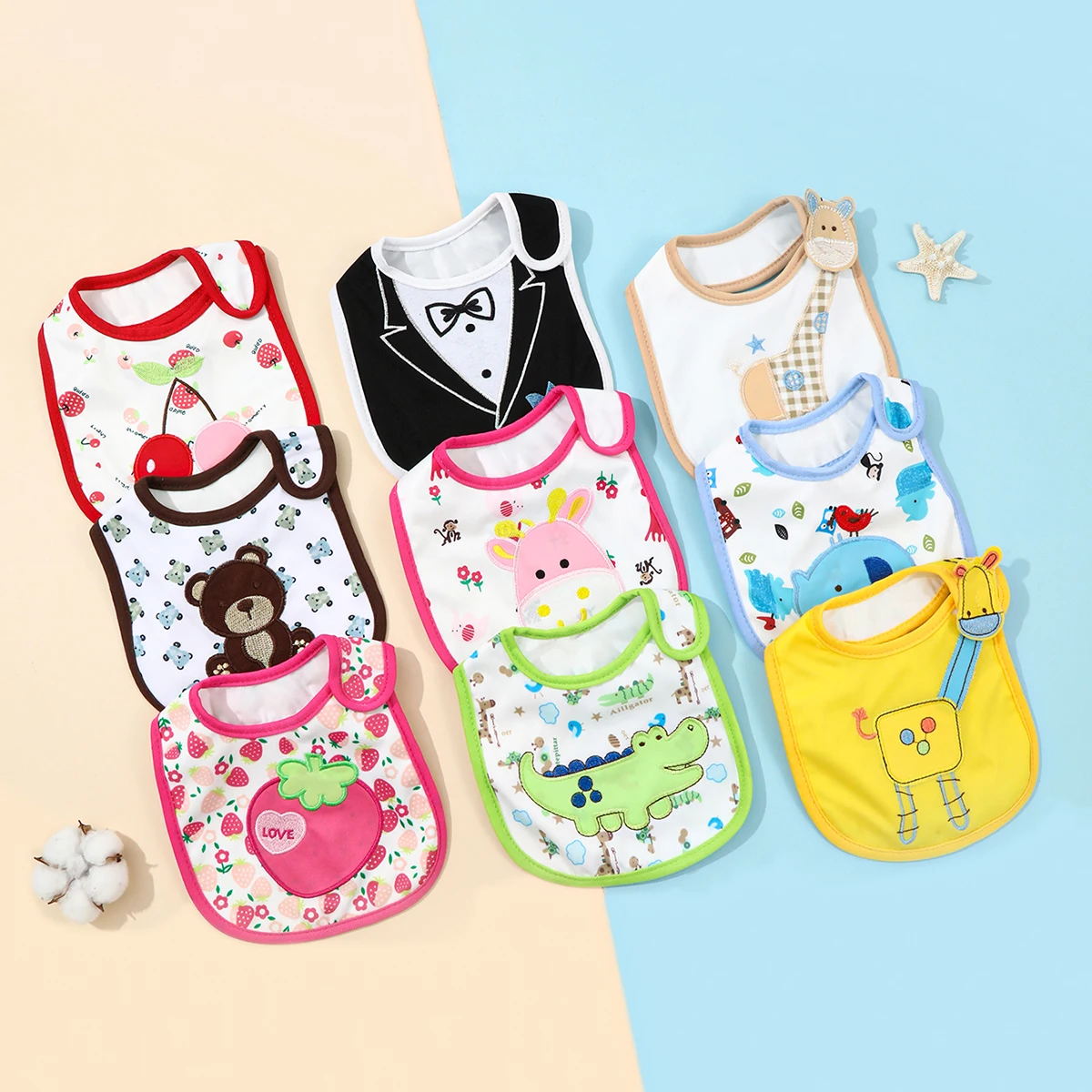 Babero impermeable con estampado infantil – Diseño divertido - imagen 3