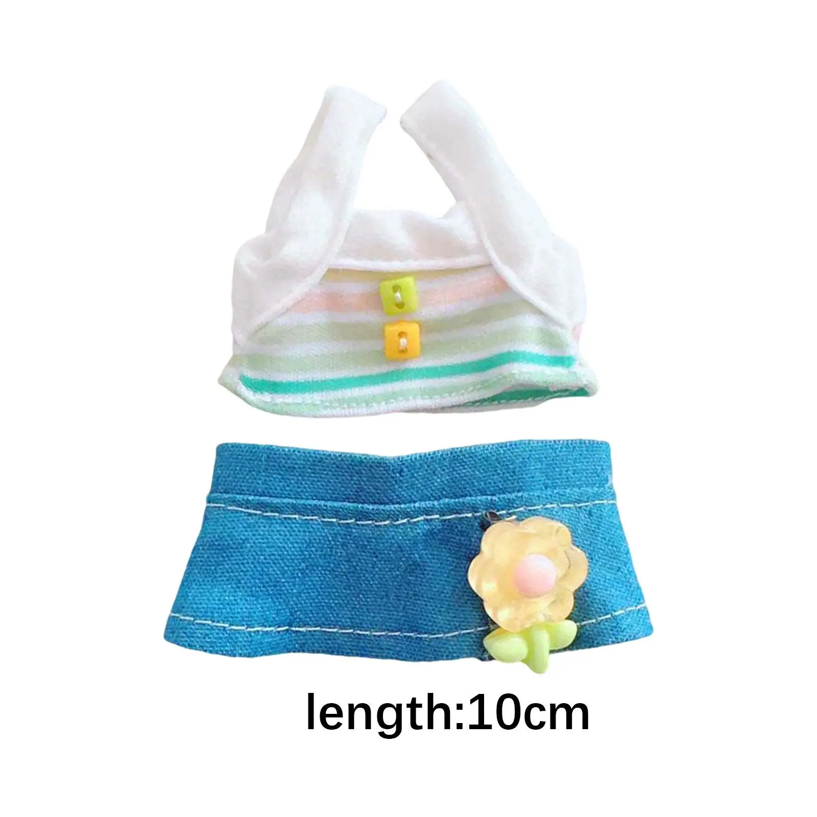 15cm Plush Doll Clothes Comfortable Clothing Fashion Toys Doll Accessories for Gifts Photo Props Birthday Cosplay DIY Supplies