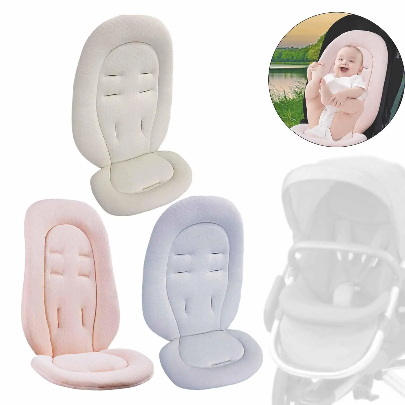 Soft Trolley Mattress Pram Seat Cushion for Car Pram Pushchair