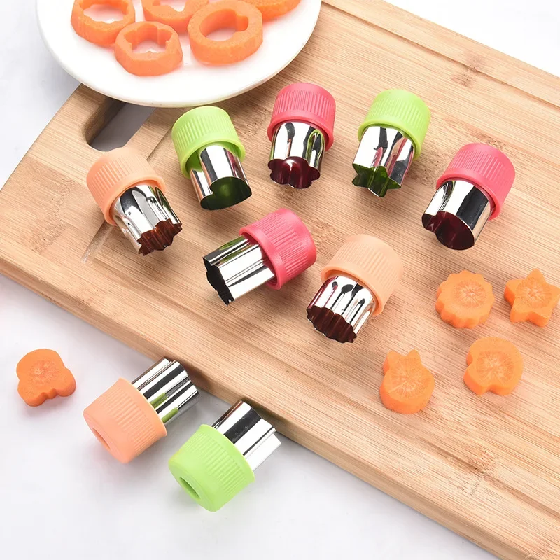 Cortador de comida para bebé – Moldes con forma de corazón y estrella - imagen 2