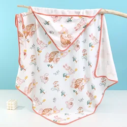 Toalla capucha algodón para recién nacido – Suave y acogedora
