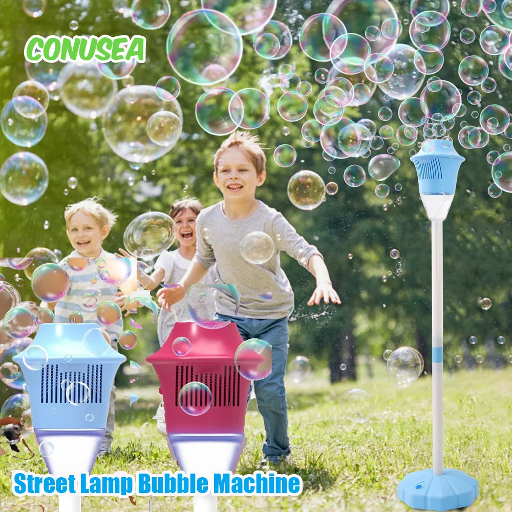 Máquina de burbujas automática con luz para fiestas de niños - imagen 3