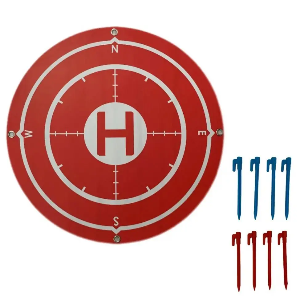 Quadcopters impermeables con clavos a prueba de viento, tapete plegable para Dron RC, Universal, 60x60cm, estacionamiento de cuadricóptero - imagen 2