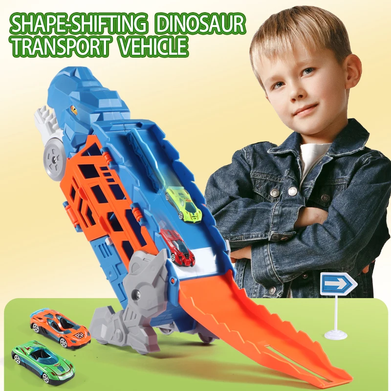Coche-juguete de aleacion con dinosaurio Morphed para peques - imagen 5