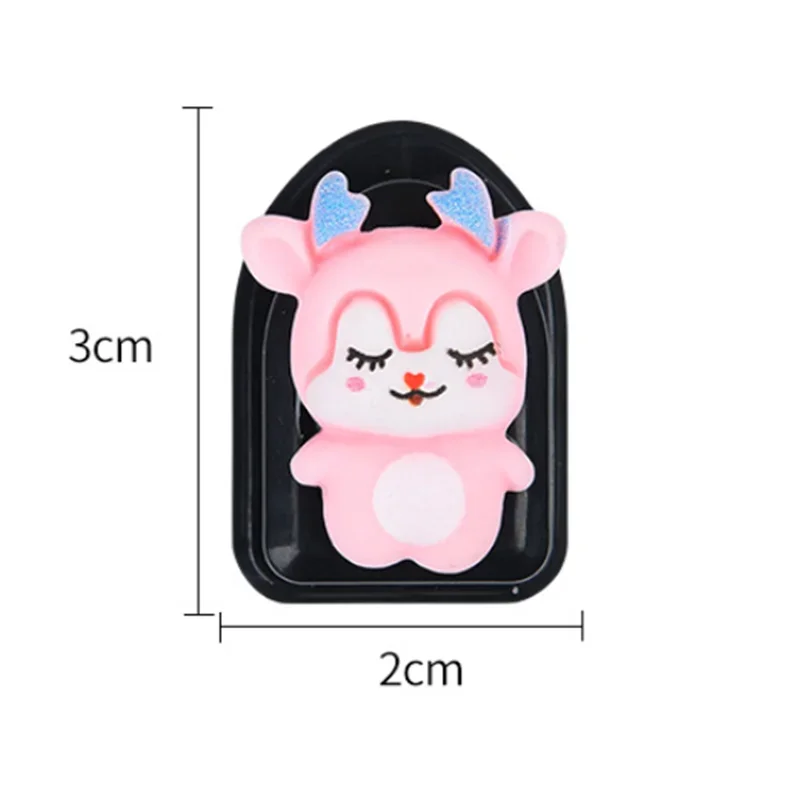 Ganchos para coche Kawaii, organizador de almacenamiento Universal, Mini ganchos para asiento trasero de dibujos animados, organizador de pegatinas para coche - imagen 5