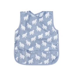 HappyFlute Babero Impermeable Oso Polar – Reutilizable