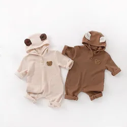 MILANCEL mono peleles bebé con capucha para otoño