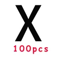 100pcs X