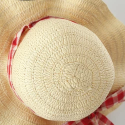 Vestido princesa de algodón con lazo y sombrero para niña