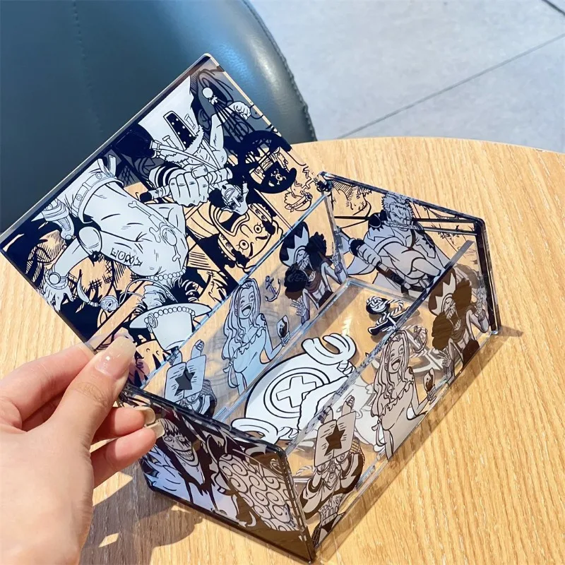 Caja de almacenamiento de una pieza Luffy, caja de almacenamiento de empalme acrílica, estante de almacenamiento extraíble DIY, caja de dulces, almacenamientos de escritorio, regalos de decoración - imagen 4