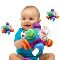 Sonajeros sensoriales con campana para bebés – Desarrollo cognitivo