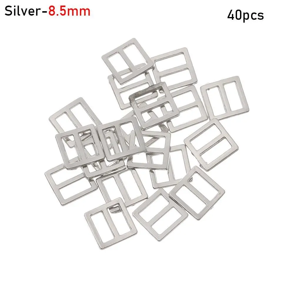 Silver-8.5mm 40pcs