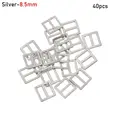 Silver-8.5mm 40pcs