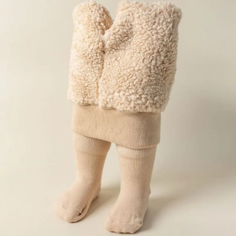 Lawadka, mallas para niñas, medias suaves y gruesas de invierno para niñas, pantimedias para mantener el calor en la nieve, mallas para bebés de 0 a 8 años - imagen 4