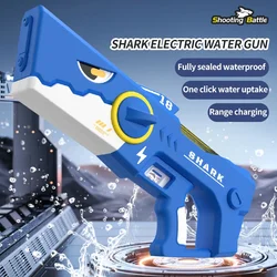 Pistola de agua eléctrica tiburón – Disparo continuo con absorción