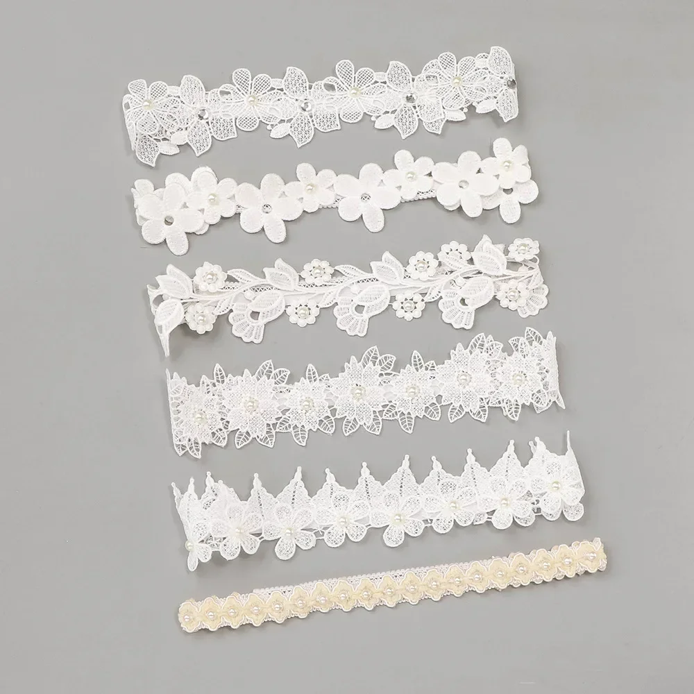 Corona de princesa para recién nacidos, decoración de flores, bandas elásticas para el cabello para niños, diademas para niñas, accesorios para fotos de fiesta de cumpleaños - imagen 5