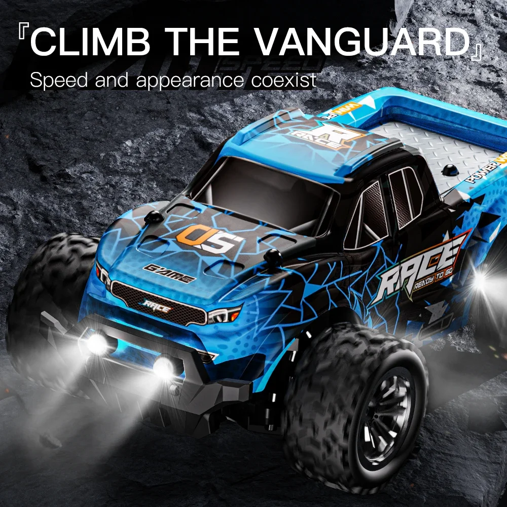 Coche RC KF23 todoterreno de carreras con control remoto LED moderno - imagen 3