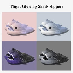 Zapatillas de tiburón para niños con estilo dibujos animados