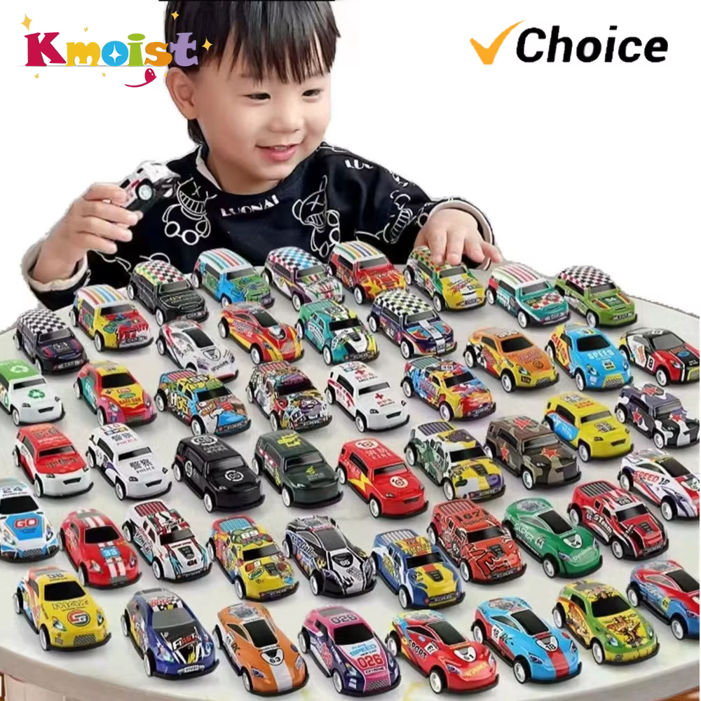 Coche de juguete de inercia metálico para niños