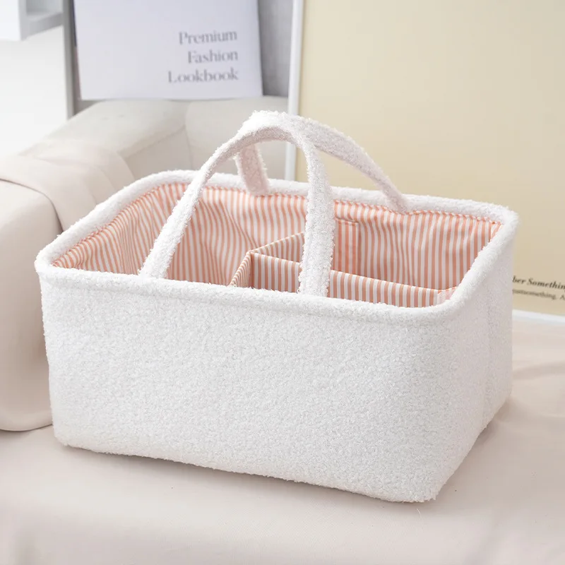 Bolsa pañalera de felpa resistente – Organizador cómodo para padres - imagen 5